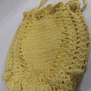 VTG Crochet Small Hobo bag